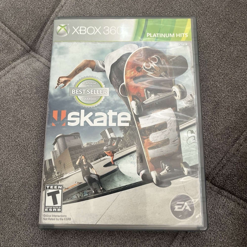 Skate 3 (Microsoft Xbox 360, 2010) No Manual Tested Works!